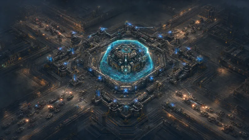 The inner security ring around the Firewall Core where four approaches converge.