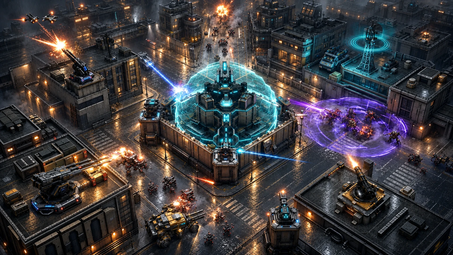 Last Firewall tactical core defense battle
